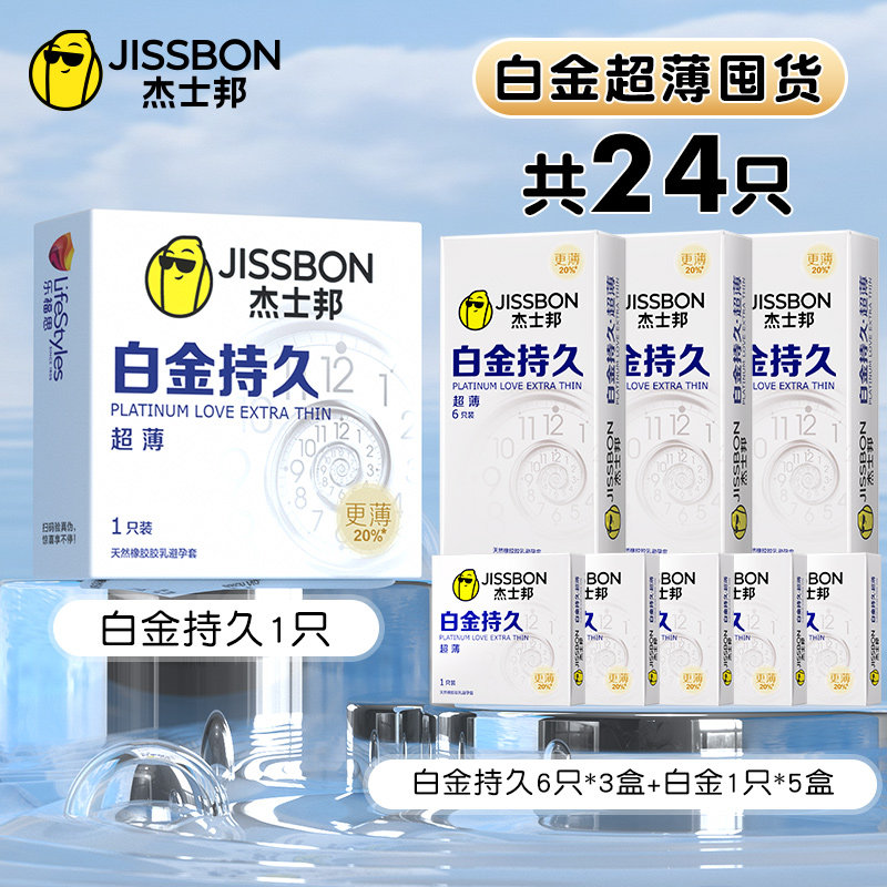 Jissbon Platinum Long-Lasting Ultra-Thin Condoms detail 6