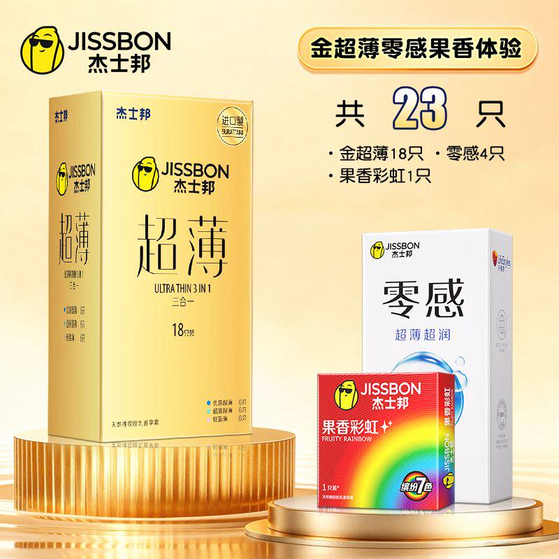 Jissbon Gold Ultra-Thin Condoms detail 5