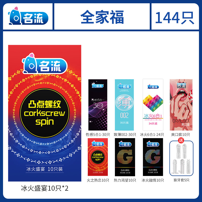 Mingliu Ice & Fire Textured Condoms detail 5
