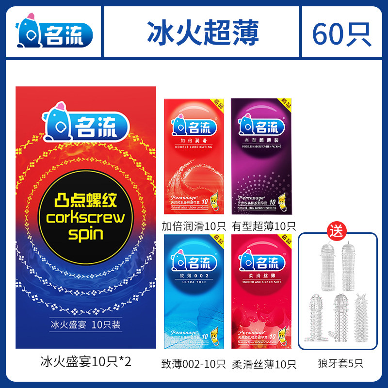 Mingliu Ice & Fire Textured Condoms detail 6