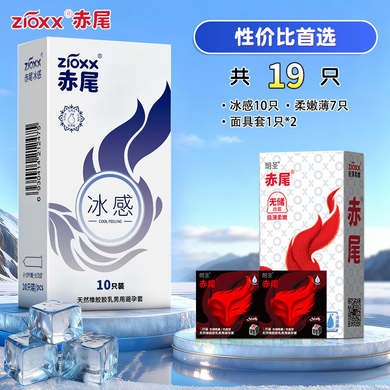 Chi Wei Ice & Fire Textured Condoms detail 6