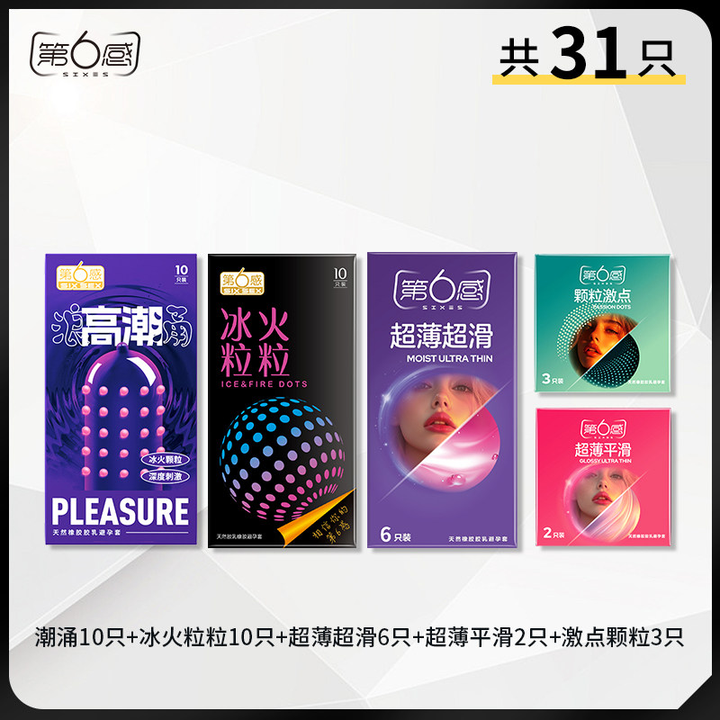 Sense Ice & Fire Textured Condoms detail 7