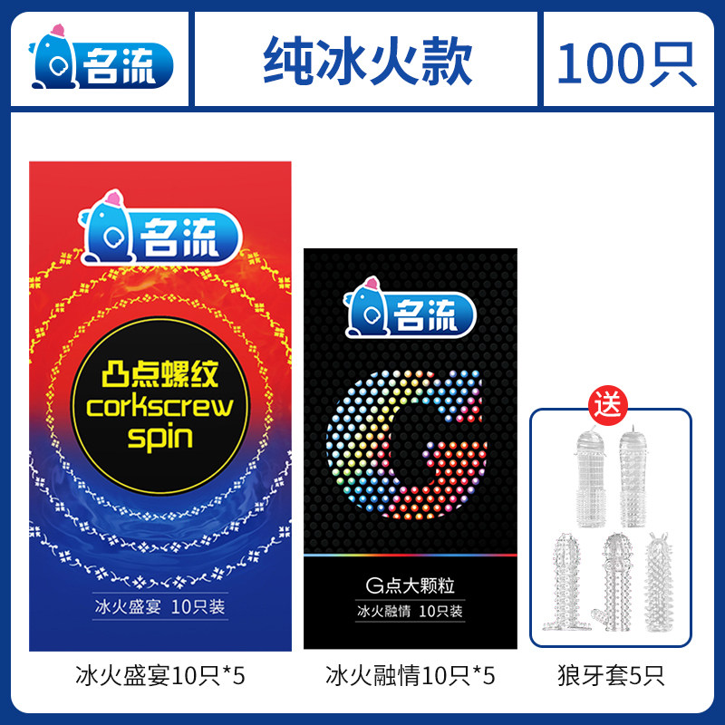 Mingliu Ice & Fire Textured Condoms detail 7