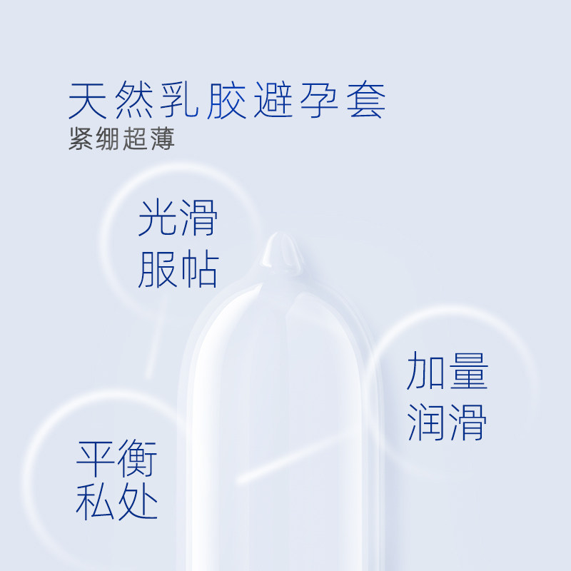 Mingliu Kondome, kleine Größe, Hyaluronsäure, ultradünn detail 2