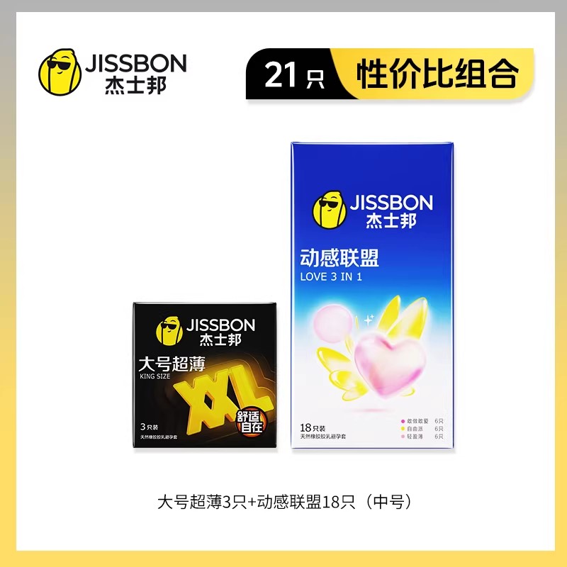 Jissbon Extra Large Ultra-Thin Condoms 54mm detail 8