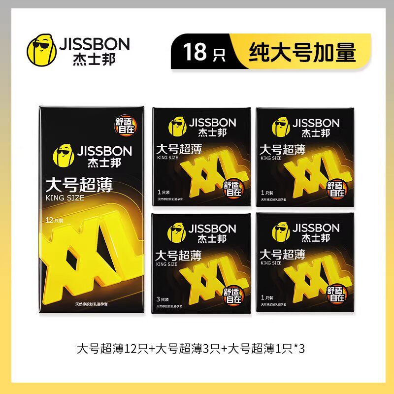 Jissbon Extra Large Ultra-Thin Condoms 54mm detail 5