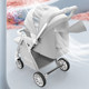 The 2024 new baby stroller can be pushed in both directions when sitting or lying down