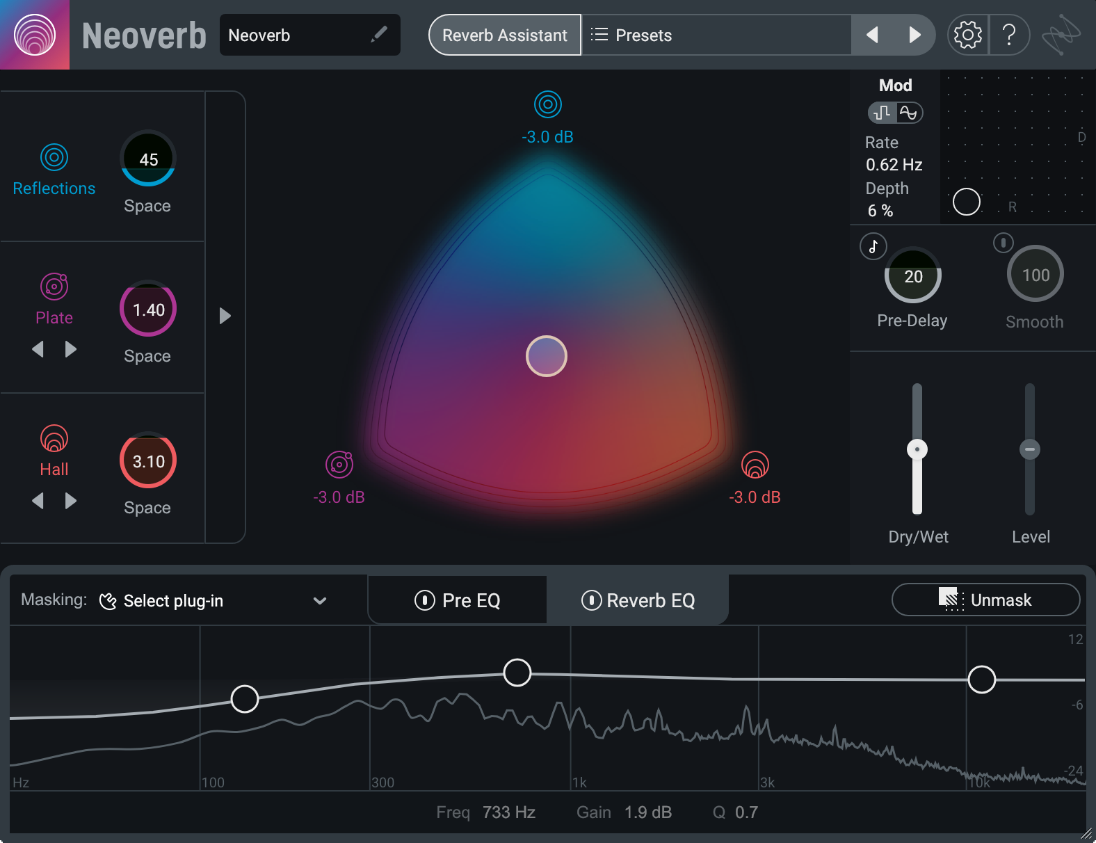 Neoverb Pro v1.1.0 智能混响插件 混音效果器 WIN+MAC - 图1