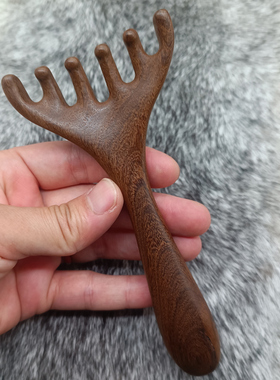 鹿角天然头部按摩器六爪放松