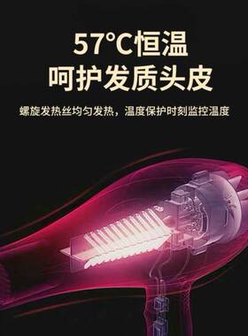 官方康夫吹风机5925大功率电吹风2200W家用美发廊专用吹风筒电吹