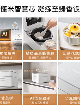 COLMO云璃白电饭煲X1预约定时