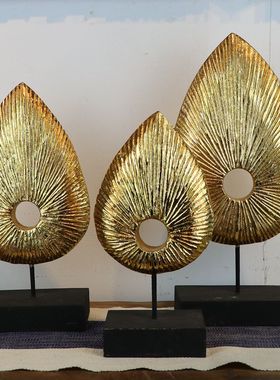 装饰品客厅摆件木质东南亚风格