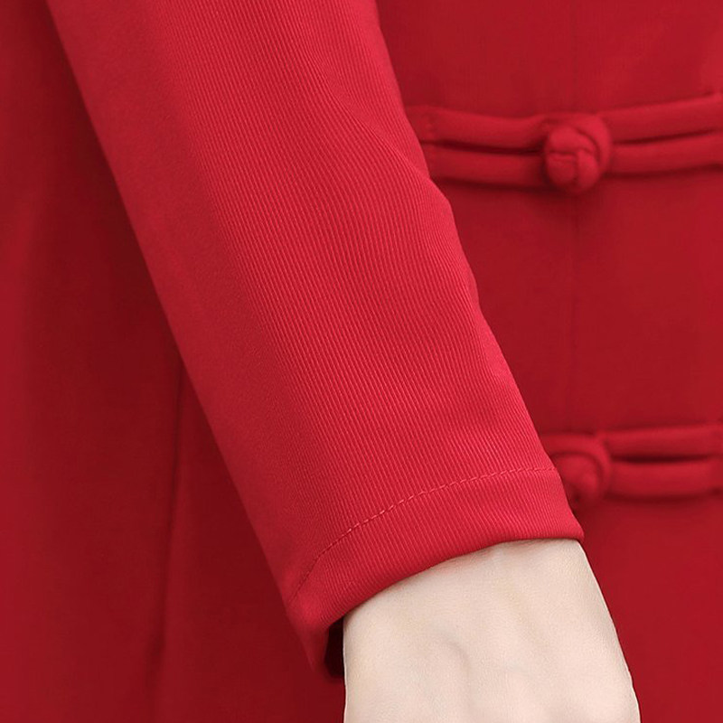 中年女秋装新款高贵婚礼婆婆连衣裙 恰时光中老年女装