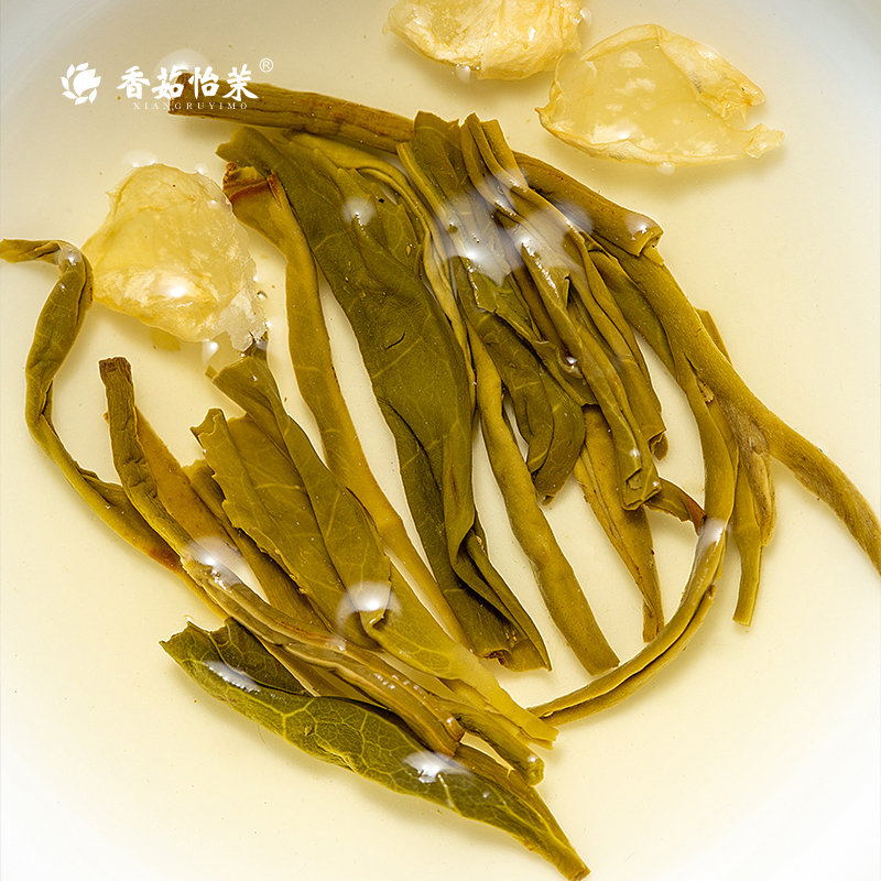 广西横县茉莉花茶叶清香型2024新茶香茹怡茉特级雪芽绿茶罐装250g - 图2