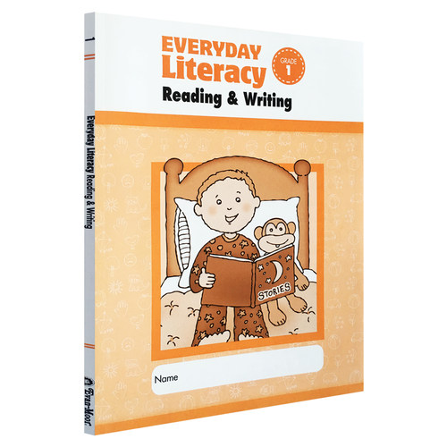 Evan-Moor Everyday Literacy Reading And Writing Grade 1 SE 小学者的每日课堂系列 阅读与写作 一年级 作业本 美国加州教辅 - 图0