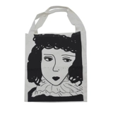 Белый вместительный и большой универсальный шоппер, сумка на одно плечо, льняная сумка, в корейском стиле