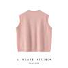Handmade three-dimensional crochet! Cashmere sweater for women, loose knitted vest for girls, layered vest and waistcoat