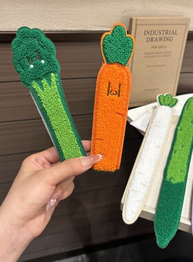 趣味搞怪仿真蔬菜碎发魔术贴