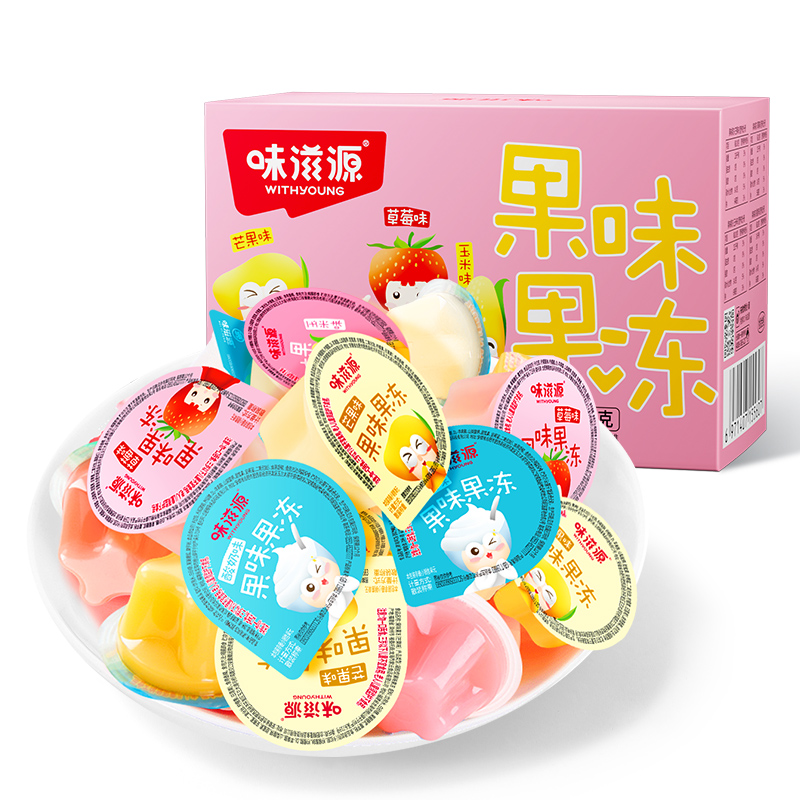 4斤整箱果味果冻儿童解馋小零食品大礼包小吃魔芋果汁低0脂卡代餐