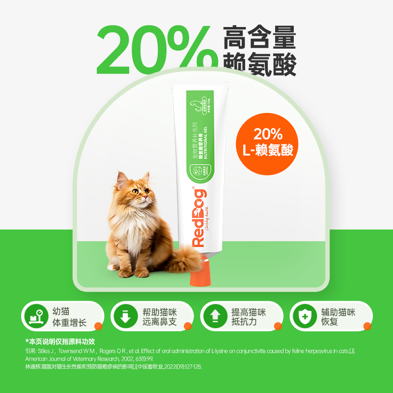 Red Dog and Cat Lysine Inflatable Hair Cream