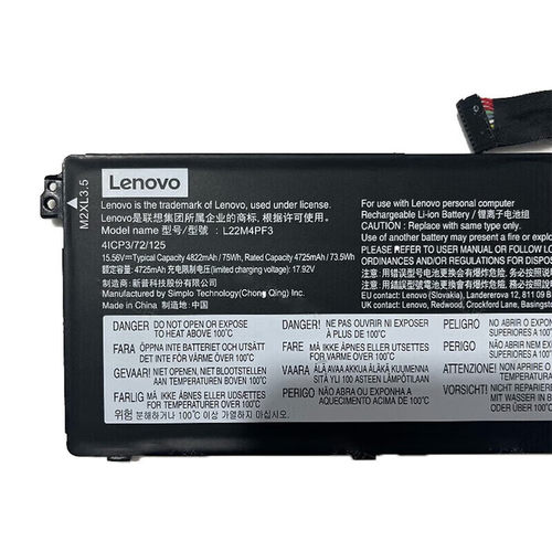 原装 联想lenovo 小新Pro 14 IRH8/ARP8/APH8 2023款笔记本电池 L22B4PF3 IdeaPad Pro 5 14IRH8 APH8 ARP8 - 图2