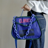 Оригинальная сумка на одно плечо, шоппер, портативная цепь, сумка подмышку