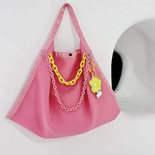 Оригинальная вместительная и большая цепь, подвеска, брендовая портативная сумка на одно плечо, 2 карат