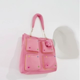 Оригинальная сумка на одно плечо, вместительная и большая цепь, сумка через плечо