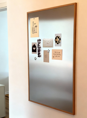 新款轻奢极简磁性不锈钢色客厅装饰画卧室设计师款艺术金属挂画