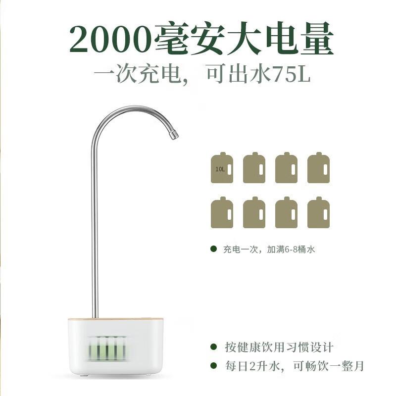 USB可充电上水器桶装水自动上水泵烧水抽水器水桶茶壶MZ-037A-图2
