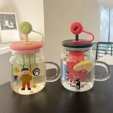 Стеклянный высококачественный летний вместительный и большой чай со стаканом, стакан