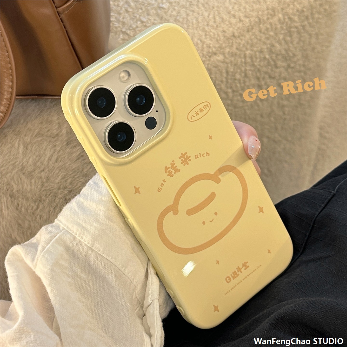 元宝钱来苹果17手机适用iphone16promax防摔15中国风发财13软套 - 图1