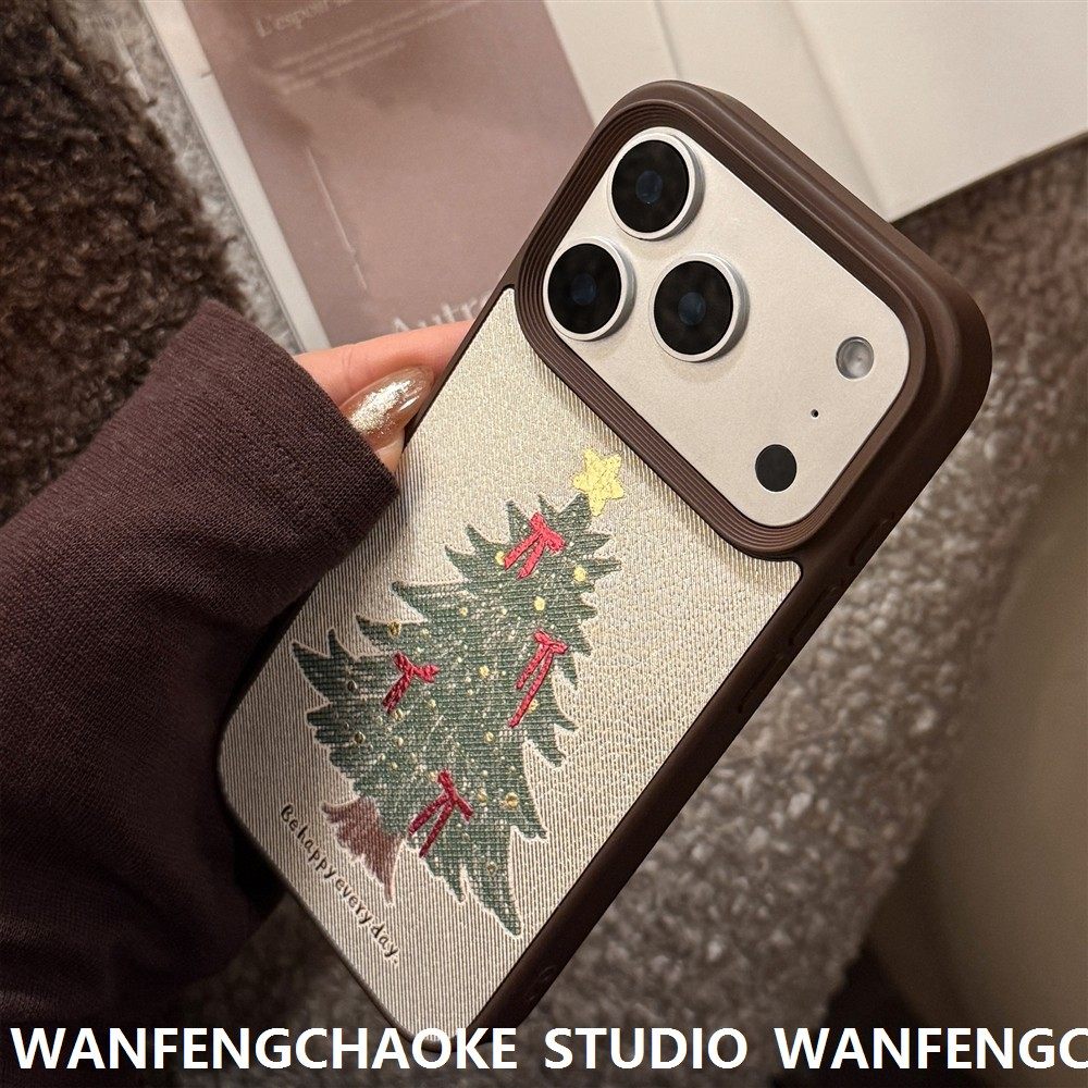 鎏金圣诞树苹果17promax手机包17皮质高级感15适用iPhone16防摔13,淘宝优惠券,粉丝福利购,淘宝优惠卷