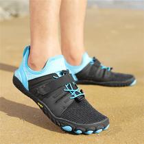 Thickened Beach Shoe Speed Dry Catch Sea Reef Ship-covered Water Shoes Non-slip Swimming Snorkeling Shoes Amphibious Fishing Shoes Mens Creek Shoes