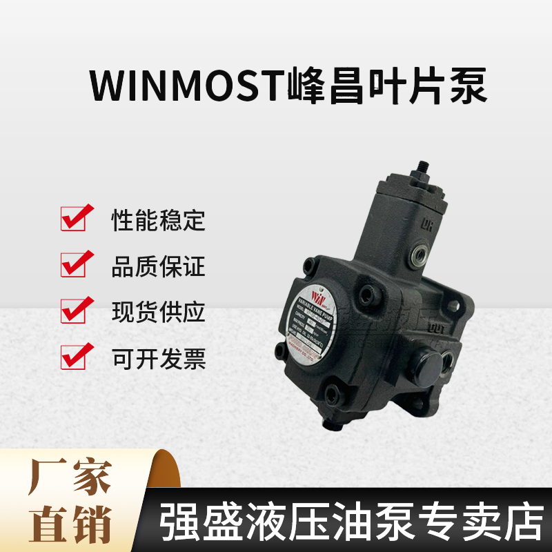 新款WINMOST台湾峰昌叶片泵VP-SF-40/30/20/15/12/08-D/C/B/A包邮 - 图0