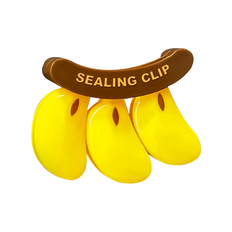 磁吸香蕉封口夹家用厨房冰箱贴零食薯片密封夹调料包食品防潮夹子,淘宝优惠券,粉丝福利购,淘宝优惠卷