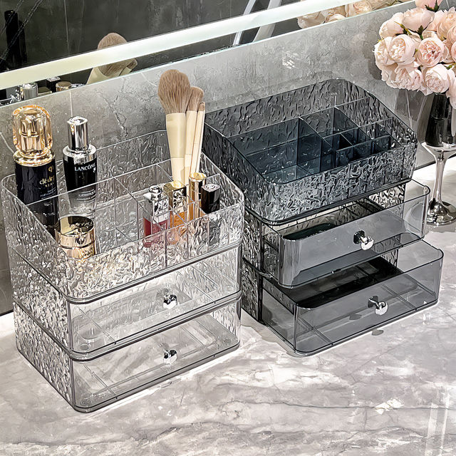 BSD acrylic transparent cosmetic storage rack