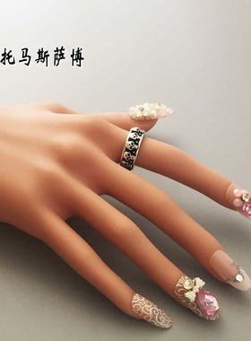 托马斯萨博925银朋克风情侣戒指