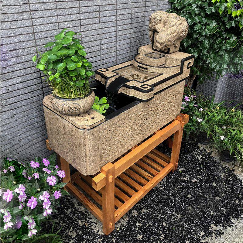 流水摆件装饰水景循环水家用新中式招财桌面鱼缸喷泉庭院鱼池造景,淘宝优惠券,粉丝福利购,淘宝优惠卷