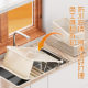 Kitchen countertop pull-out corner spice storage rack
