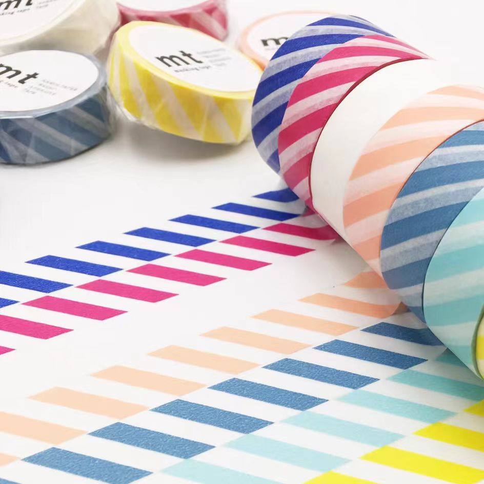 现货整卷日本MT deco条纹基础款系列手账拼贴素材和纸胶带集合,淘宝优惠券,粉丝福利购,淘宝优惠卷