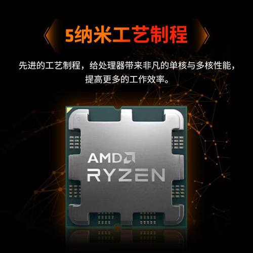 锐龙AMD 7500f/7800X3d散片盒装搭华硕技嘉微星B650m主板CPU套装-图1