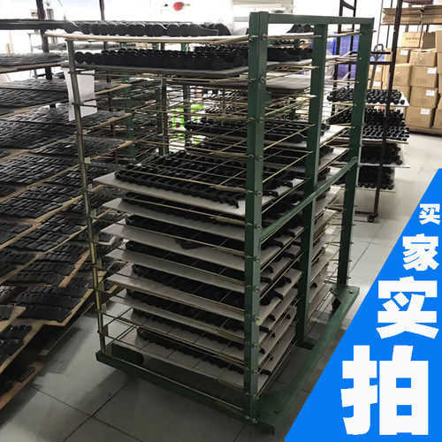 定制千层架13层 加强型丝印凉卡纸干燥架晾胶晾干架pbc网格晾晒架 - 图0