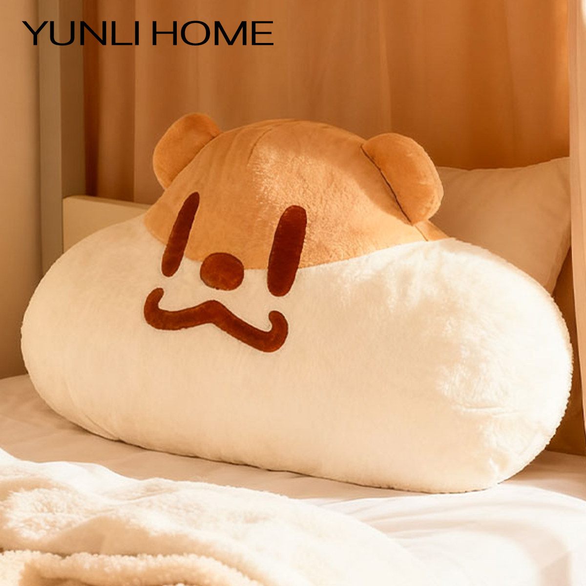 奶茶鼠床头靠枕可爱抱枕床上玩手机靠垫软沙发儿童学生宿舍大靠背,淘宝优惠券,粉丝福利购,淘宝优惠卷