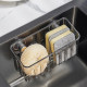 Sink dishwashing sponge steel wool ball drain basket storage rack