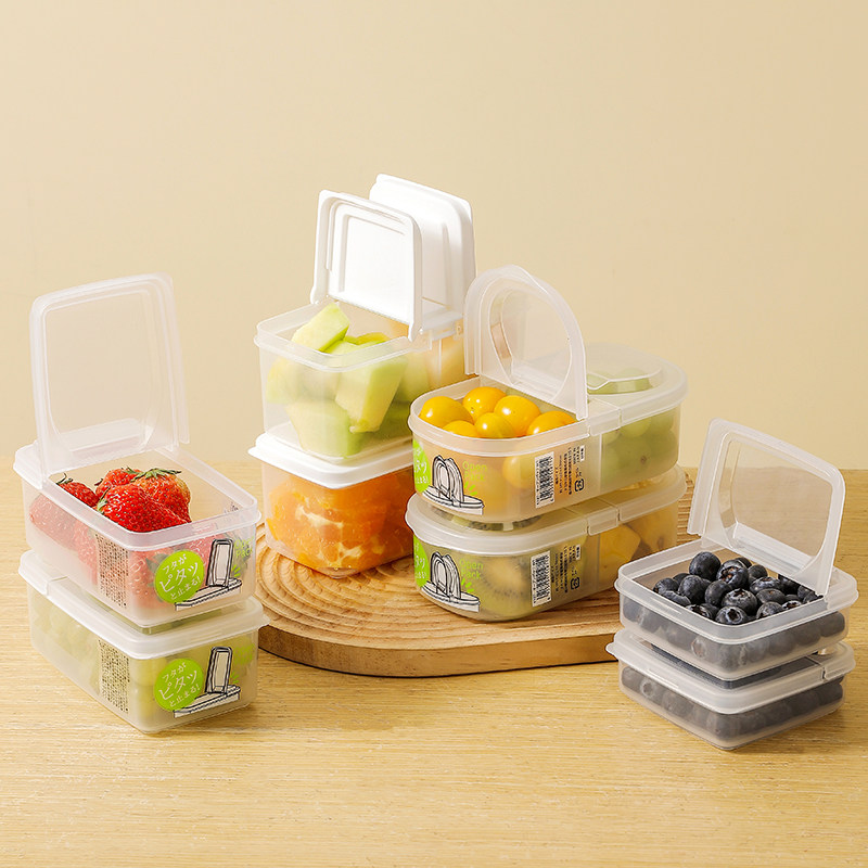 Compartment fruit lunch box for primary school children with spring outing