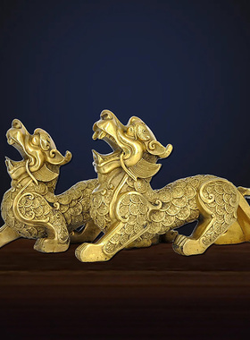 纯铜貔貅摆件招财聚宝镇宅开业