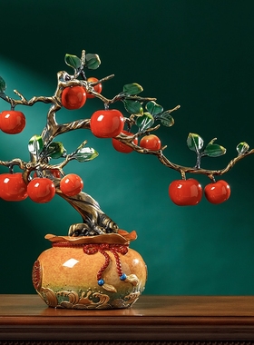 全铜新中式客厅摆件乔迁礼品