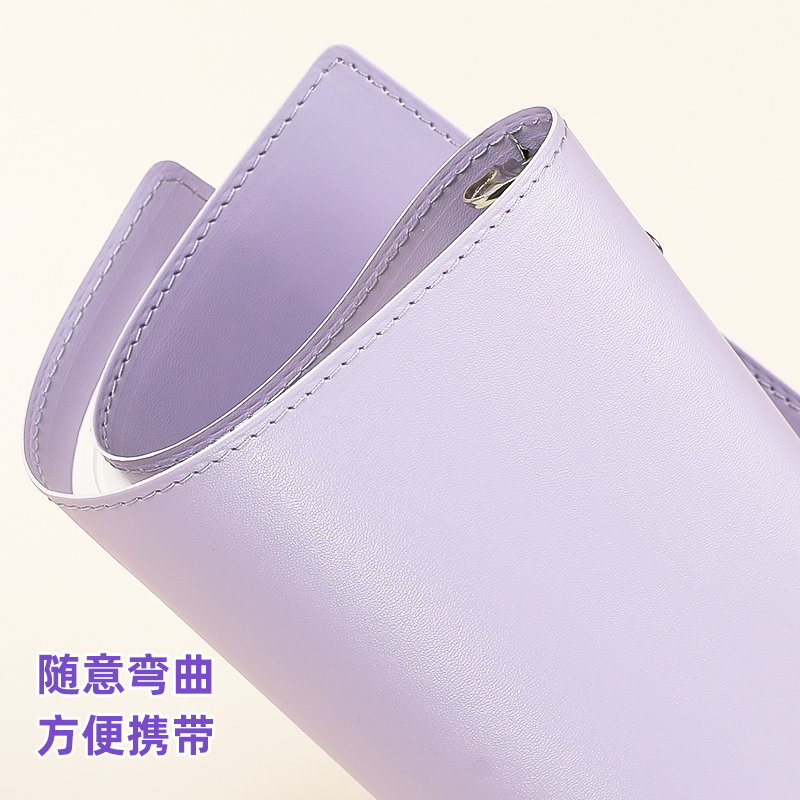 b5错题本软皮活页本可拆卸初中生专用高中生数学笔记本本子艾宾浩斯记忆法活页夹外壳替芯纠错改错整理神器 - 图0