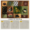 Soft absorbent bathroom floor mat for home toilet